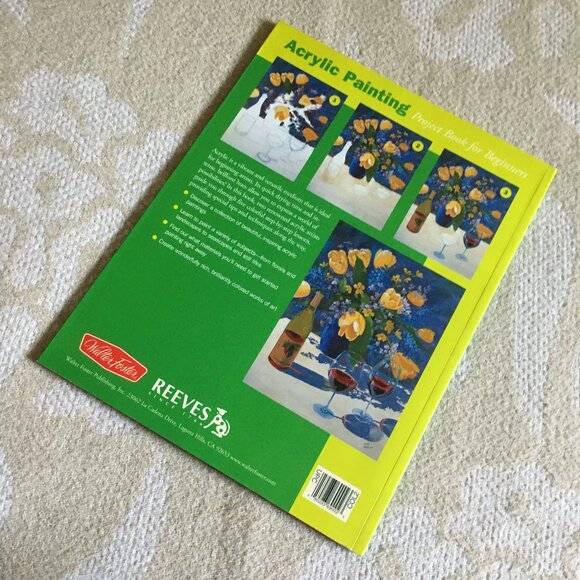 2/$25 'Acrylic Painting: Project Book For Beginners' Softcover By Joan Hansen - Picture 3 of 6